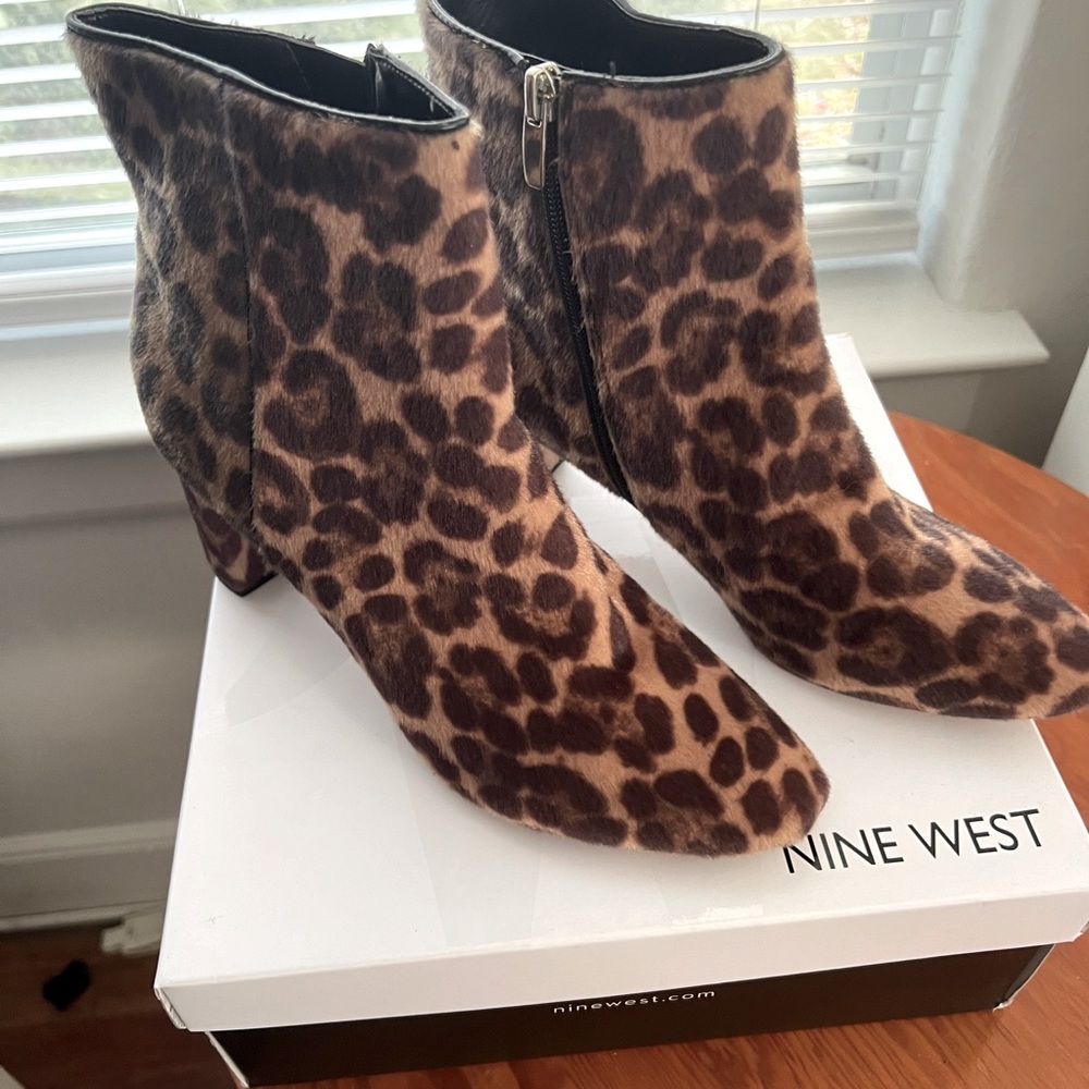 Leopard booties